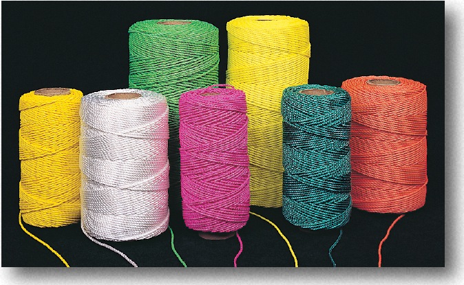 CWC Fluorescent Glo Pink Twisted Nylon Seine Twine (Roll of 550')