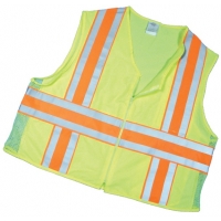 16343, ANSI Class 2 Deluxe Dot Mesh With Pockets, MutualIndustries