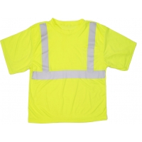 16355-2, ANSI Class 2 Lime Mesh Tee Shirt, MutualIndustries