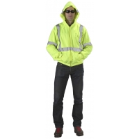 16382, ANSI Class 3 Lime Hoodie, MutualIndustries