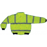 16390-138, ANSI Class 3 Lime Bomber Jacket, MutualIndustries