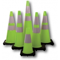 17716, Traffic Cones - Lime, MutualIndustries