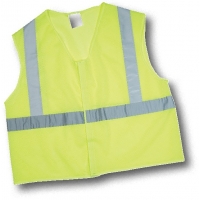 20025, ANSI Class 2 Lime Mesh Non Durable Flame Retardant Vest, MutualIndustries