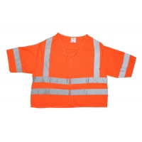 80161, ANSI Class 3 Orange Solid Flame Retardant Vest, MutualIndustries