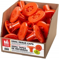 14640-25-4, Orange OSHA Rebar Caps - Retail Box, MutualIndustries