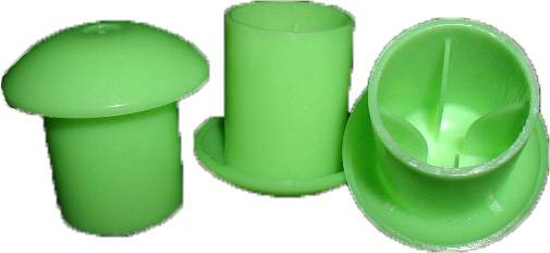 14640-138-3, Standard Rebar Caps - Lime, MutualIndustries