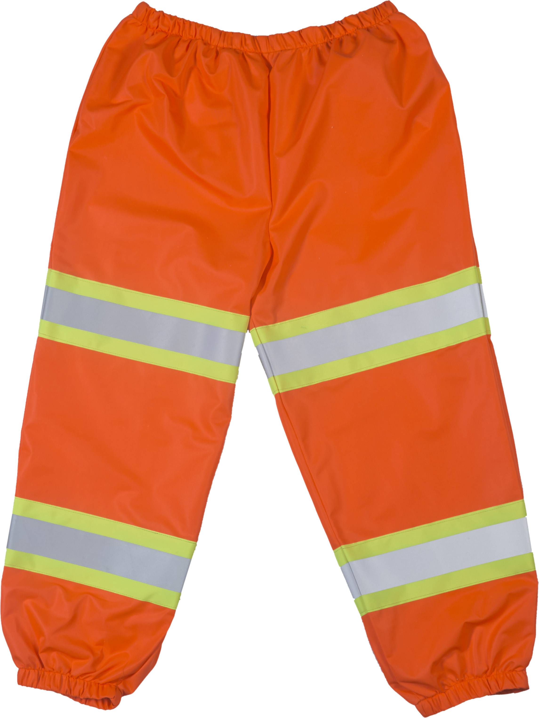 16328-45, ANSI Class E Org Pant w/Lime/Yellow Reflective, MutualIndustries
