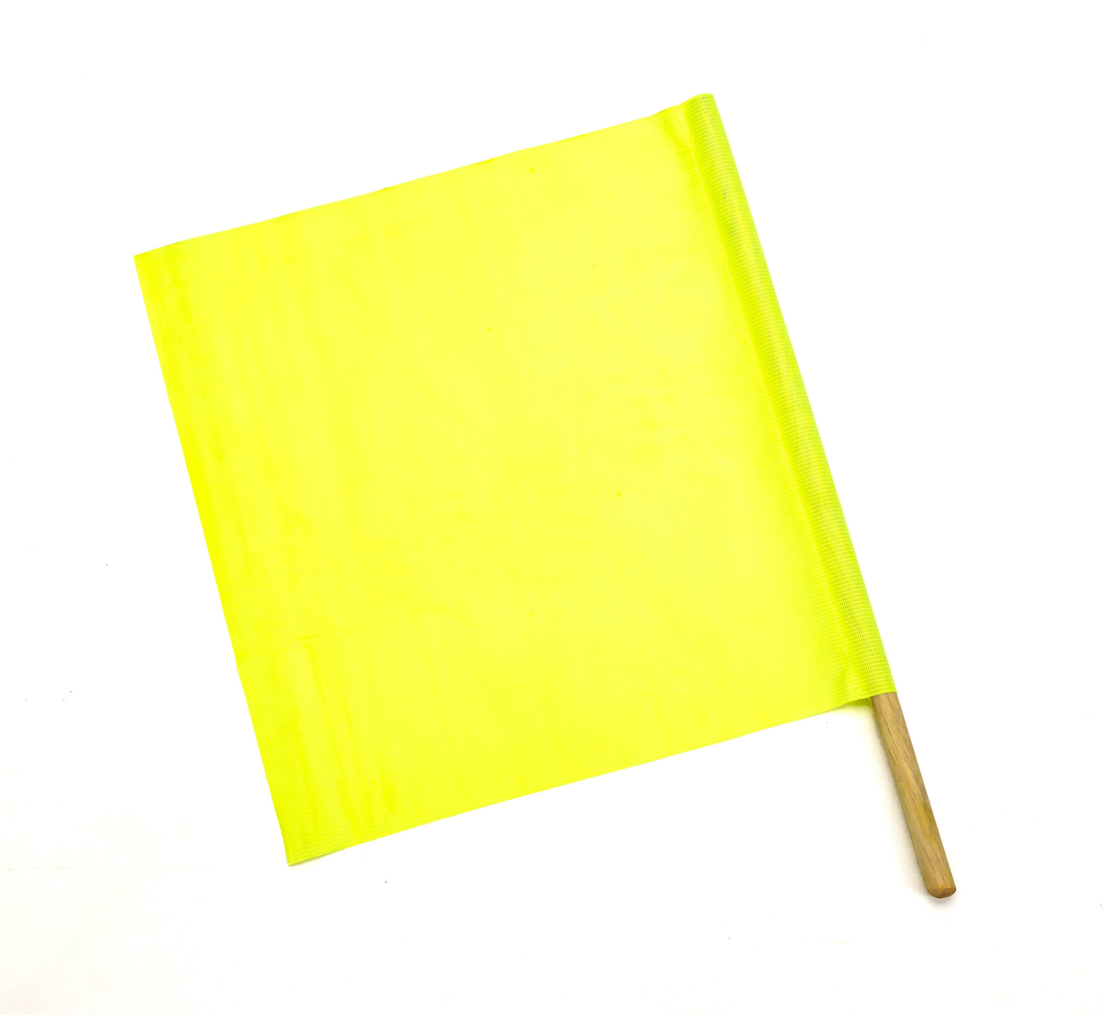 14994-139, Lime Vinyl Highway Safety Flags, MutualIndustries