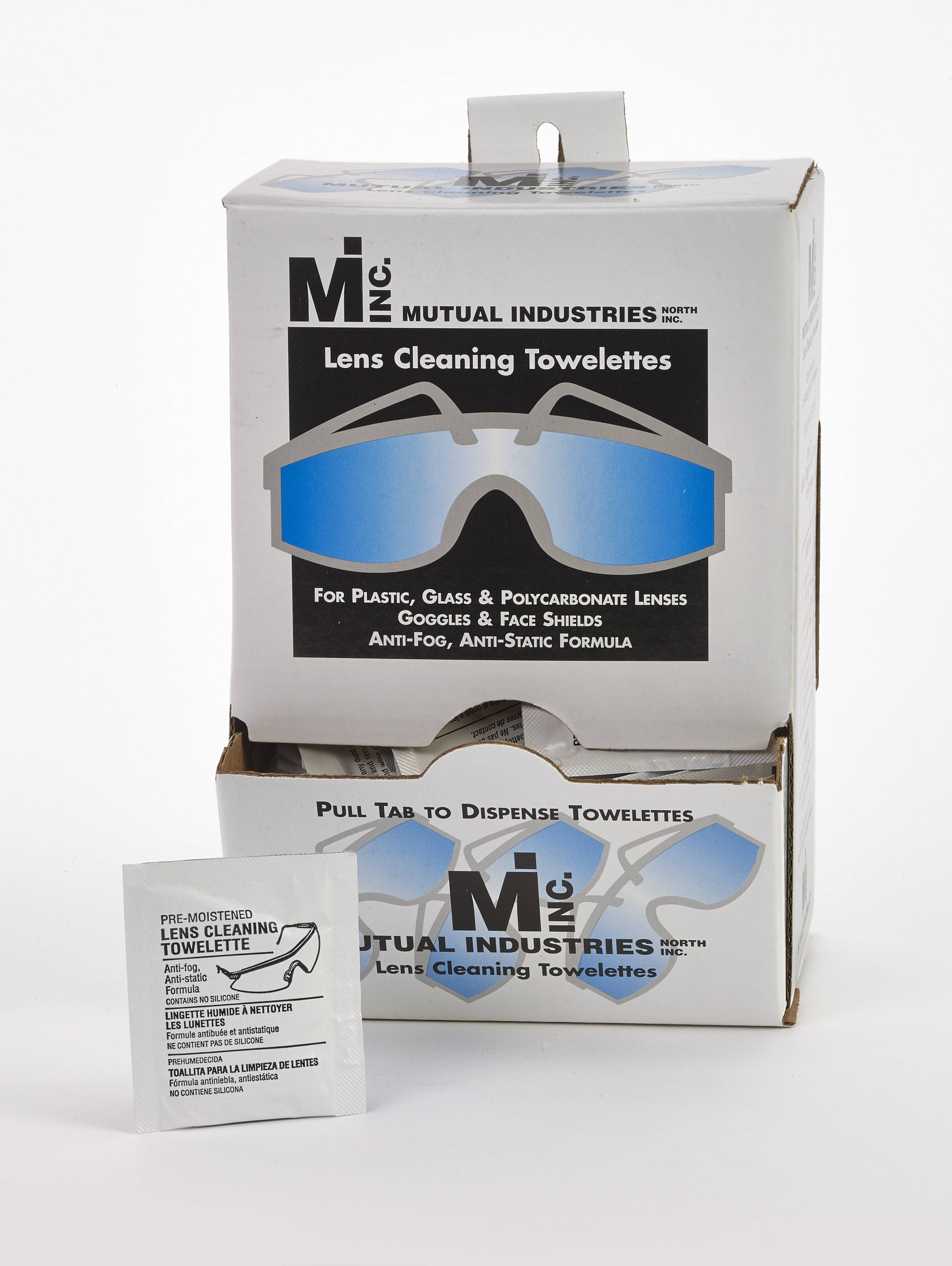50042, Lens Cleaning Towelette Dispenser, MutualIndustries