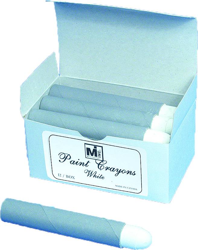 820-10, White Paint Crayons, MutualIndustries