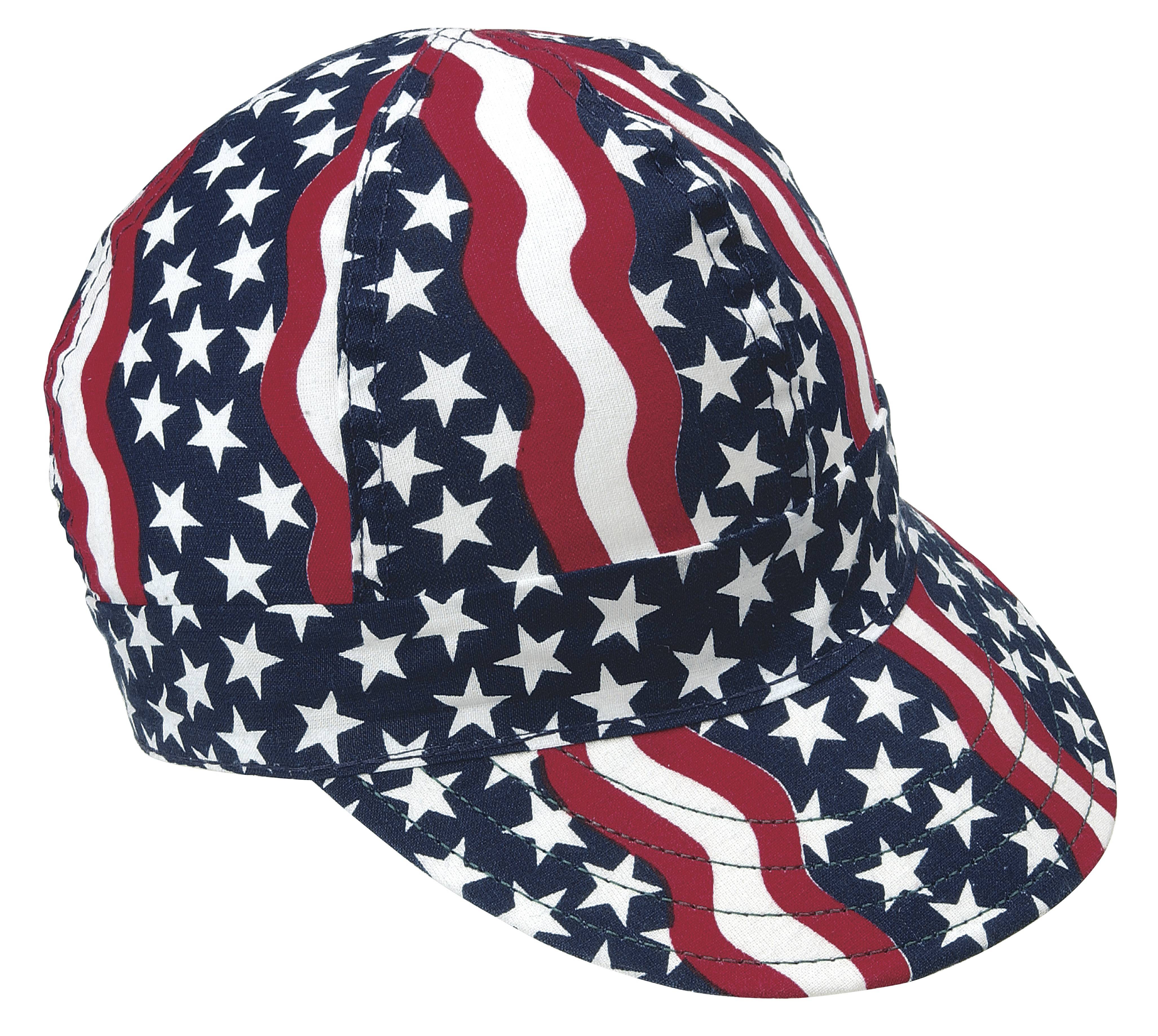 00350-00000-6875, Kromer Americana Style Welder Cap 6 7/ 8, Cotton, Length 5, Width 6, MutualIndustries