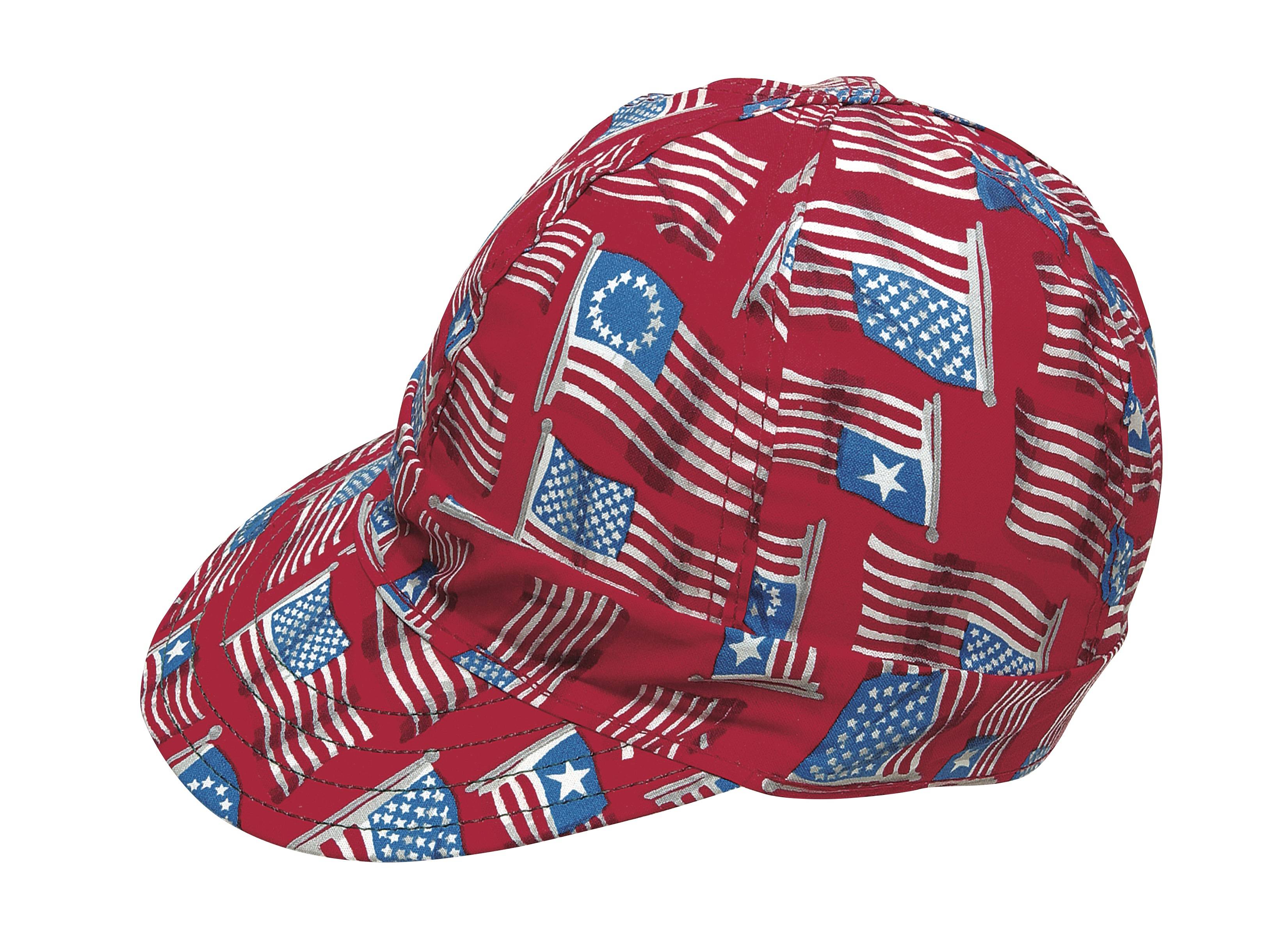 7355-0-0, Kromer Welder Cap, Cotton, Length 5 in, Width 6 in- 1size, Wave Flag, MutualIndustries