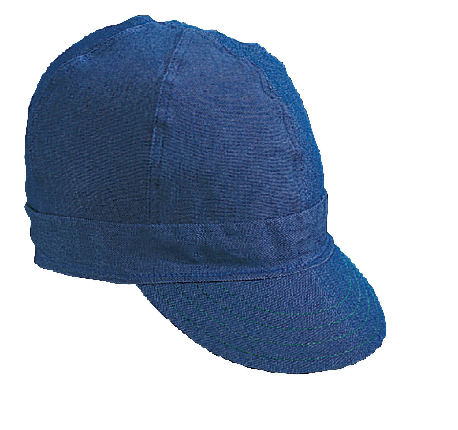 00045-00000-0008, Kromer Blue Denim Style Welder Cap, Cotton, Length 5, Width 6, MutualIndustries