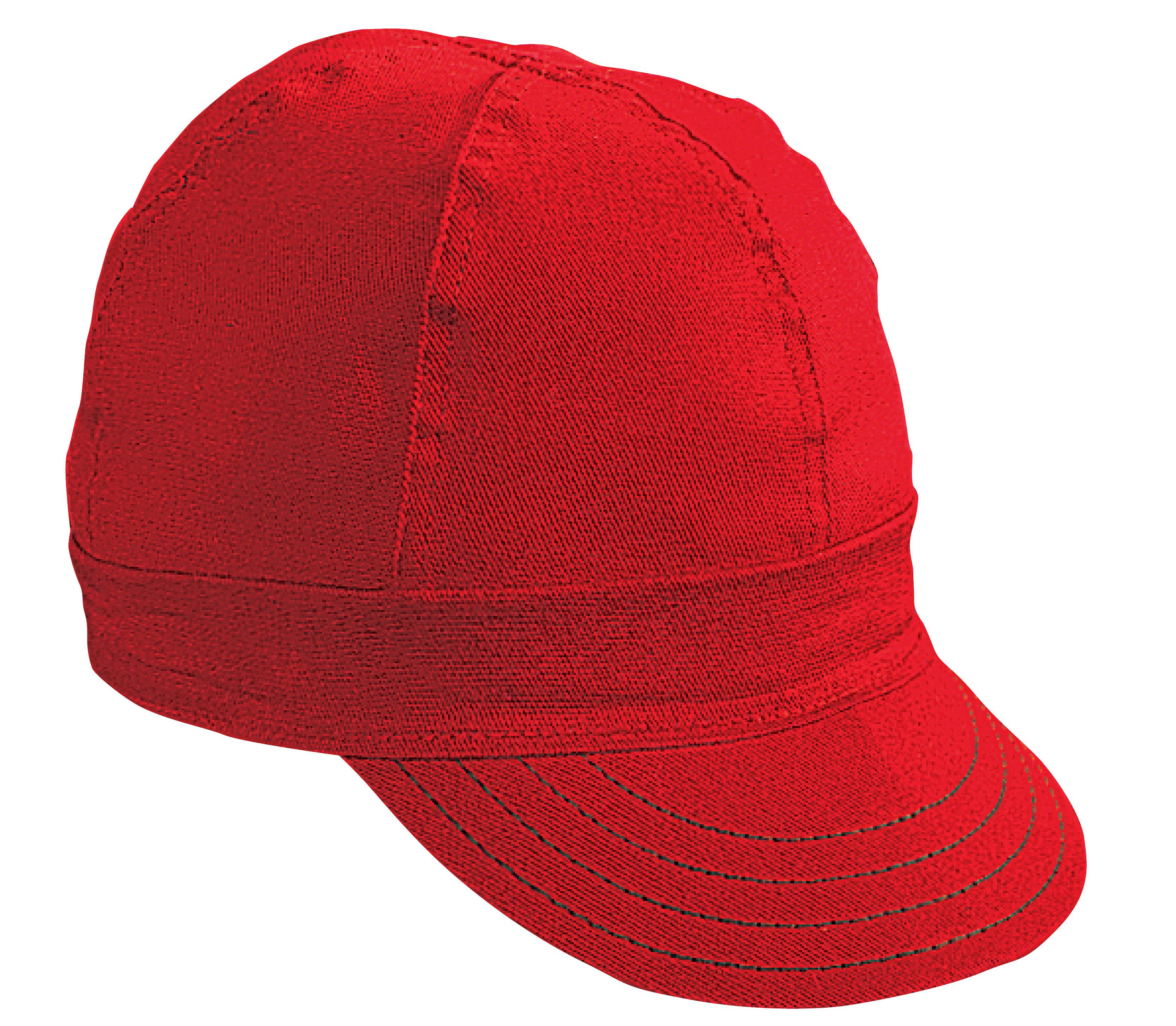 00052-00000-6875, Kromer Red Twill Style Welder Cap 6 7/ 8, Cotton, Length 5, Width 6, MutualIndustries