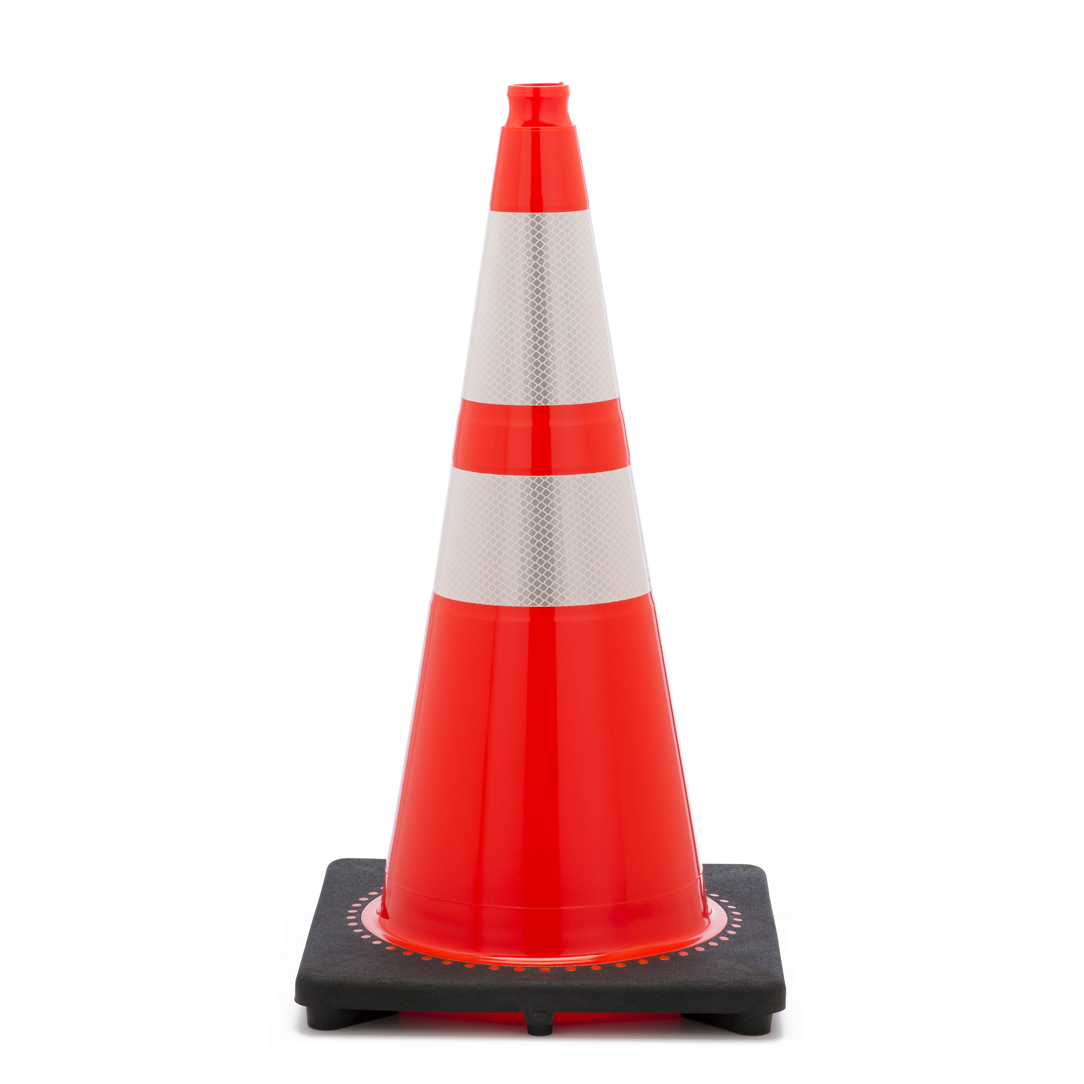 17722-128-10, TRAFFIC CONE 2810LB ORG REFLECTIVE, MutualIndustries