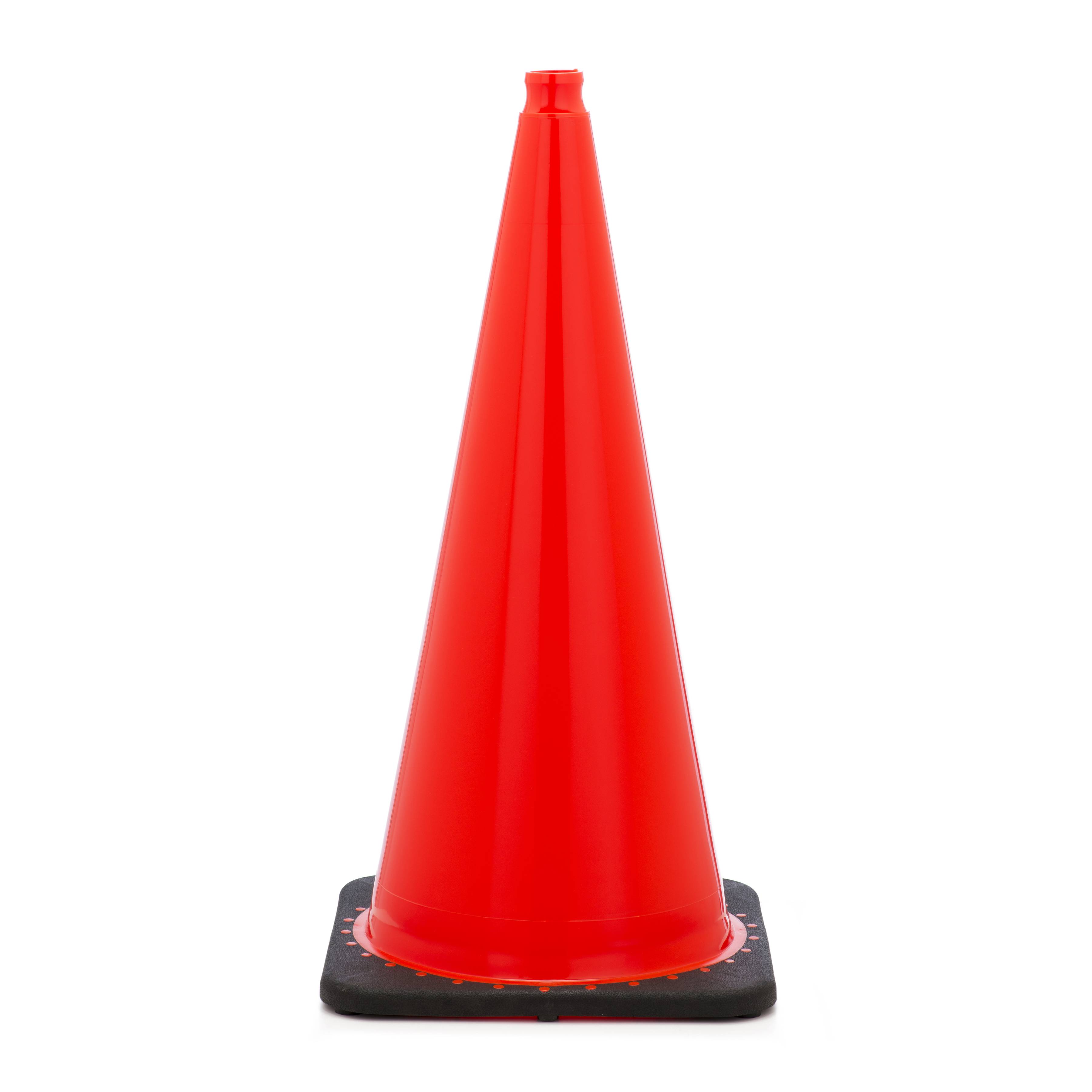 17722-28-10, TRAFFIC CONE 2810LB ORG PLAIN , MutualIndustries