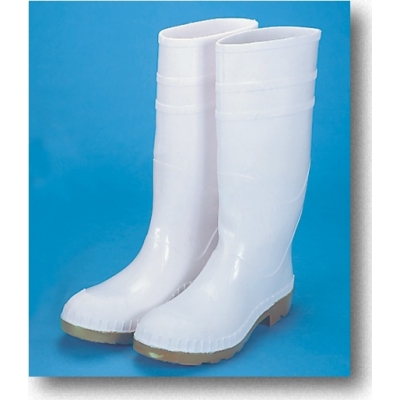 14504, 16 PVC Sock Boot White, MutualIndustries