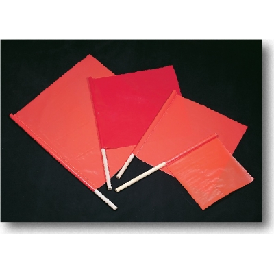 14967, Red Vinyl Highway Safety Flags, MutualIndustries
