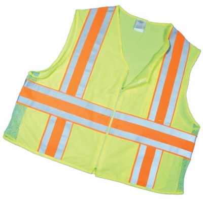 16334, ANSI Class 2 Deluxe Dot  With Pockets, MutualIndustries