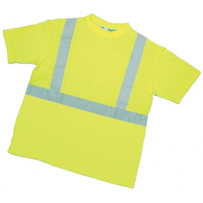 16355, ANSI Class 2 Lime Tee Shirt, MutualIndustries